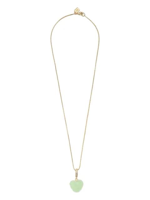 Jelly heart necklace by CRYSTAL HAZE