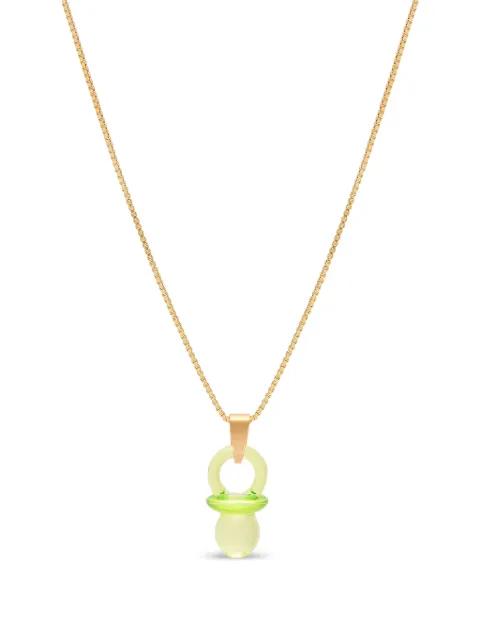 Pacifier pendant necklace by CRYSTAL HAZE