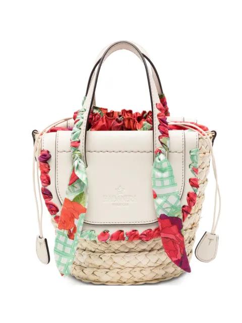 Habanera floral-print bucket bag by CUBA LAB