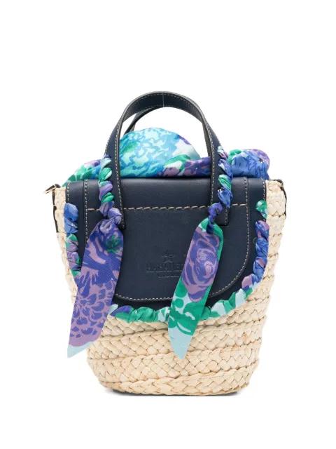 Habanera floral-trim tote bag by CUBA LAB