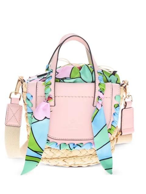 Habanera silk-wrapped tote  bag by CUBA LAB