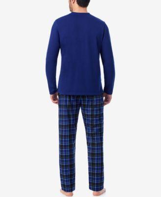 Men's Cozy Lodge Long Sleeve Pajama Set by CUDDL DUDS