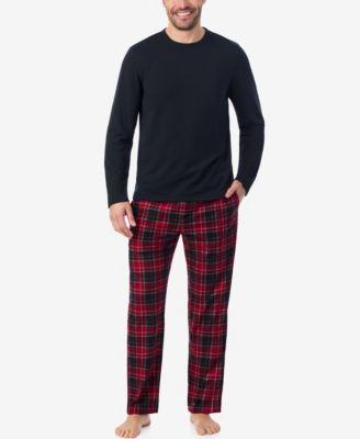 Men's Cozy Lodge Long Sleeve Pajama Set by CUDDL DUDS