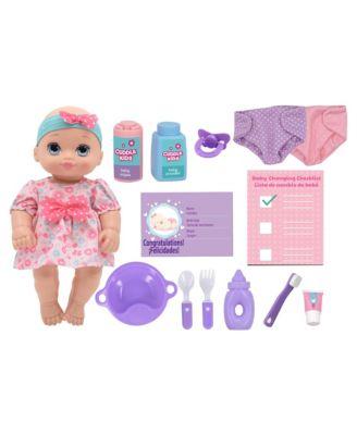 Play All Day 17 Pc 10" Baby Doll Playset by CUDDLE KIDS