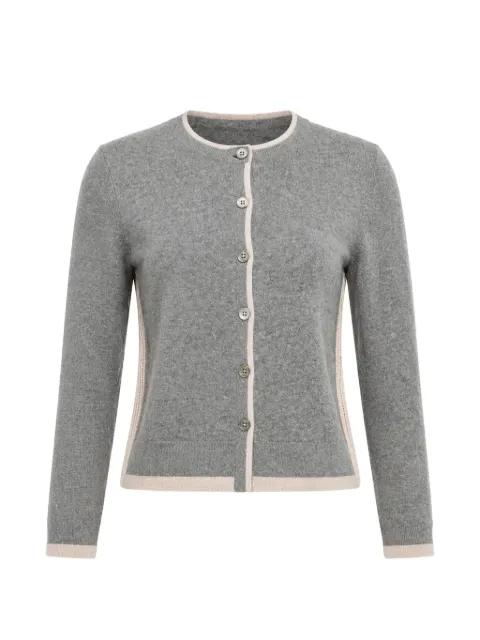 crew-neck cardigan by CUDDLEUP
