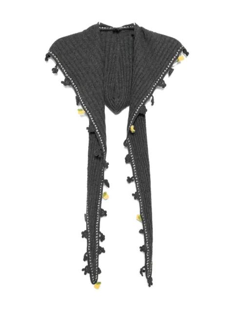 lemon-embellished cashmere scarf by CUDDLEUP