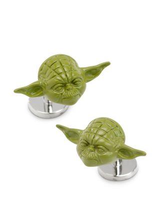 3D Yoda Cufflinks by CUFFLINKS INC