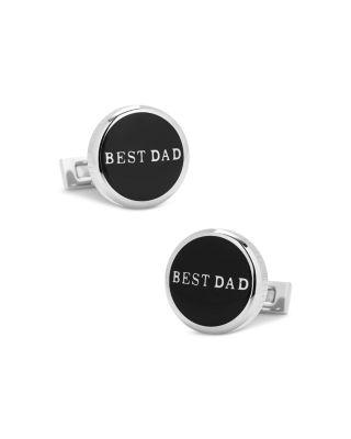 Best Dad Round Cufflinks by CUFFLINKS INC
