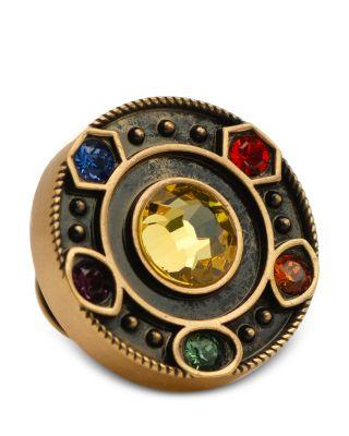 Infinity Stones Antique Gold Tone Lapel Pin by CUFFLINKS INC