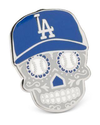 LA Dodgers Sugar Skull Lapel Pin by CUFFLINKS INC