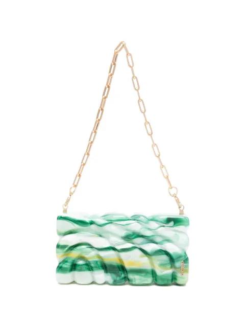 Aura marbled clutch bags by CULT GAIA