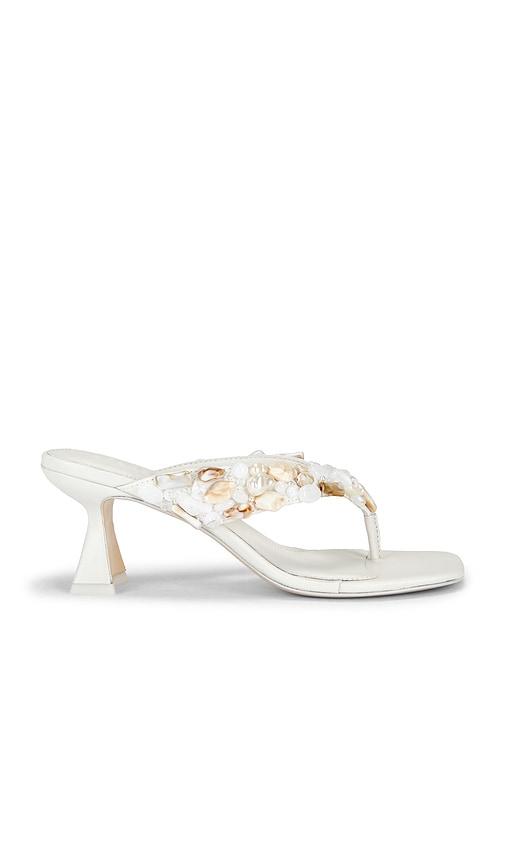 Cult Gaia Abi Sandal in White by CULT GAIA