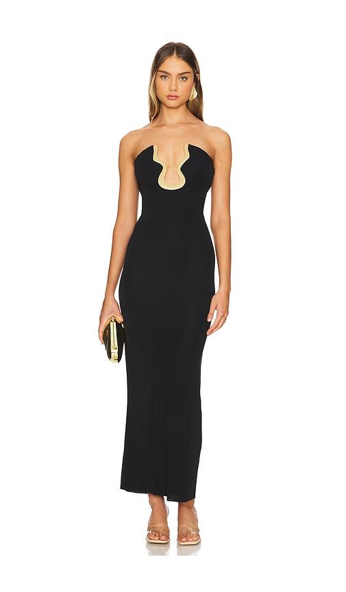Cult Gaia Abril Gown in Black by CULT GAIA