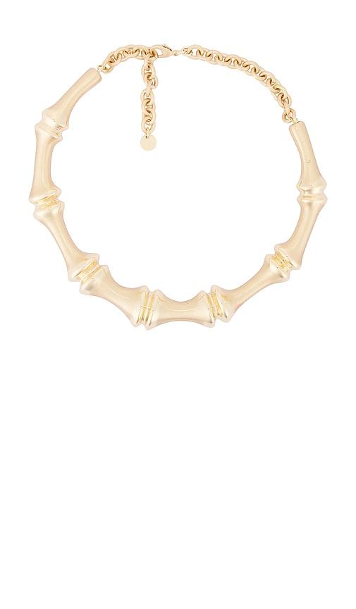 Cult Gaia Bambu Necklace in Metallic Gold by CULT GAIA