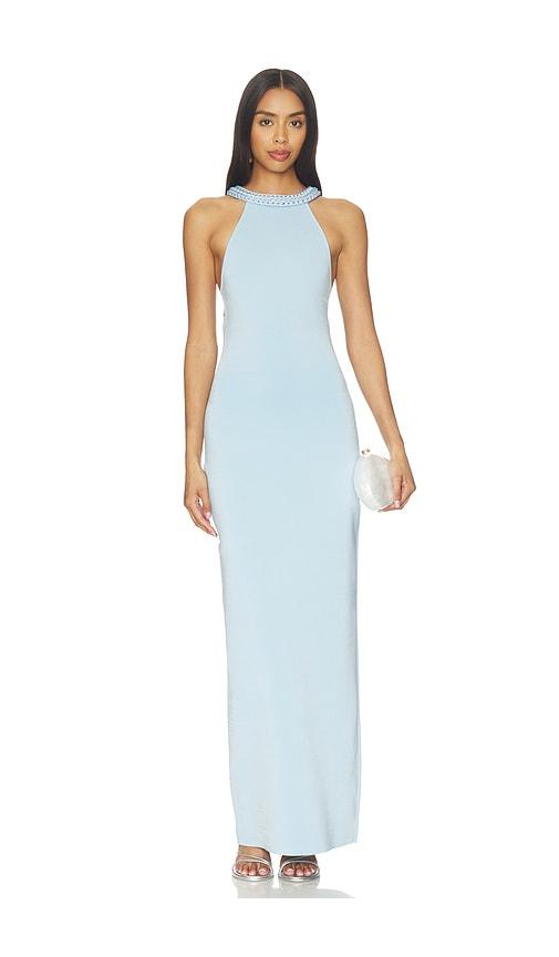 Cult Gaia Cassidy Dress in Baby Blue by CULT GAIA