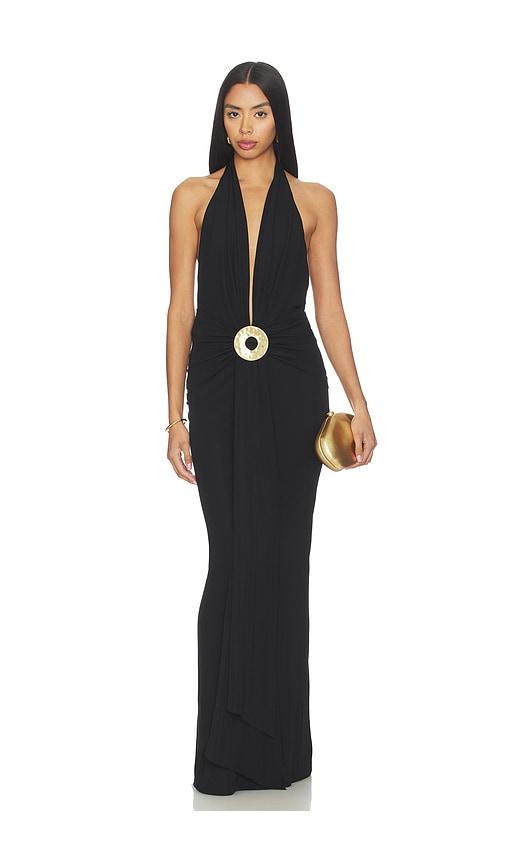 Cult Gaia Chii Dress in Black by CULT GAIA