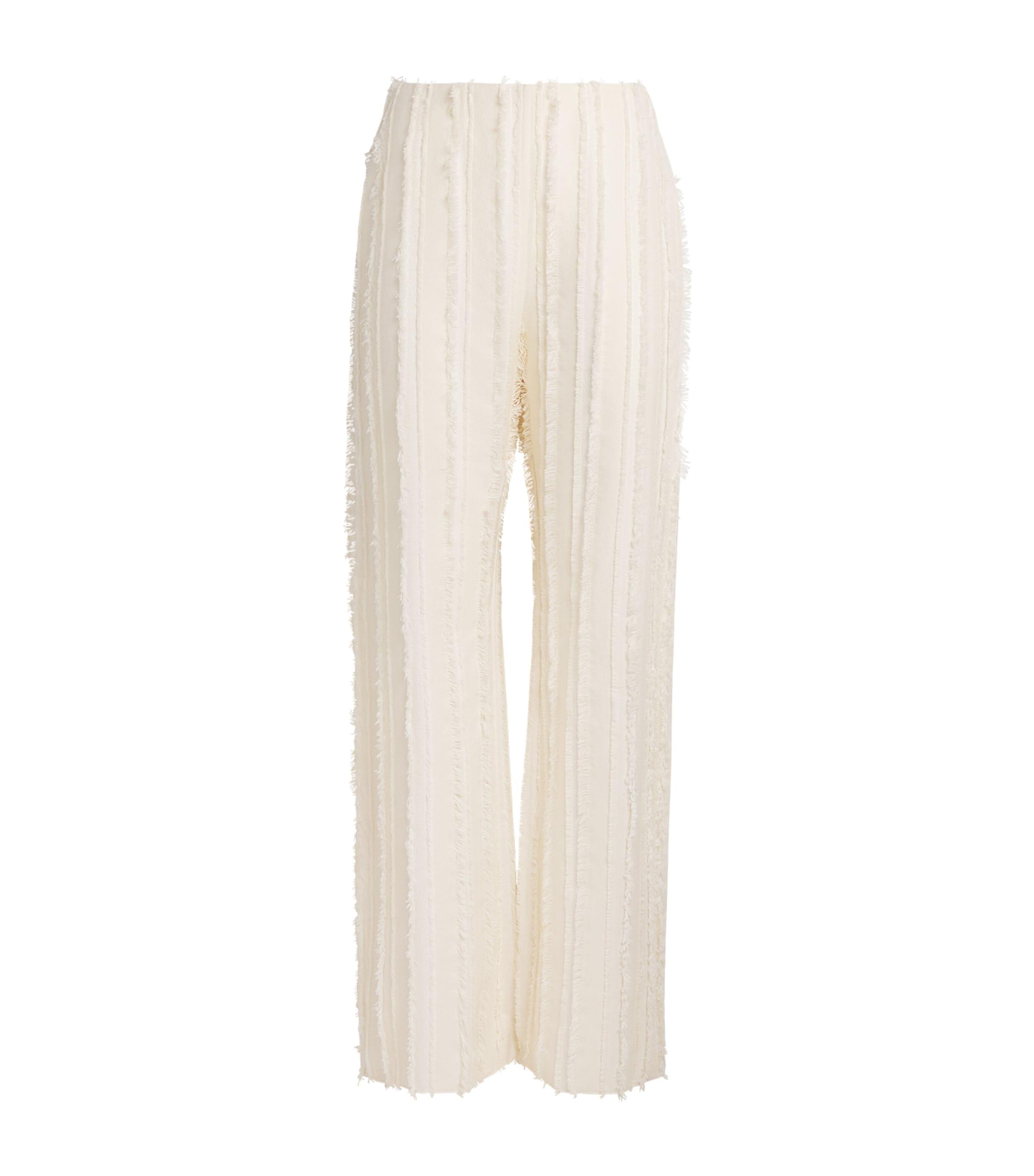 Cult Gaia Cotton-Blend Fringed Ary Trousers by CULT GAIA