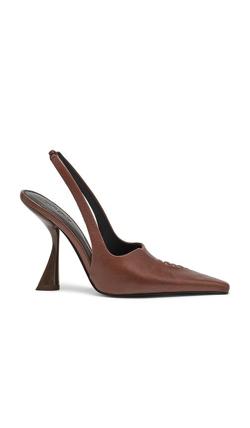 Cult Gaia Daphne Sling Back in Brown by CULT GAIA