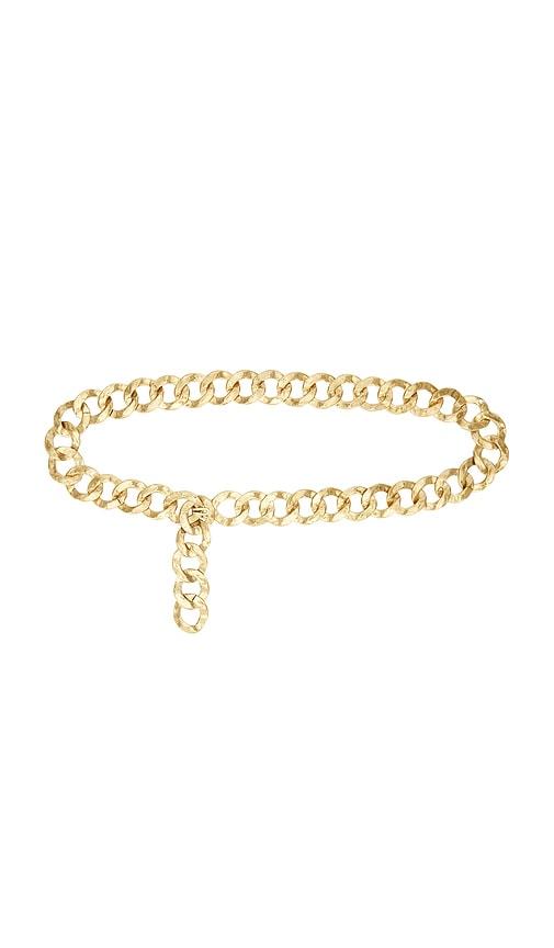 Cult Gaia Dulce Belt in Metallic Gold by CULT GAIA