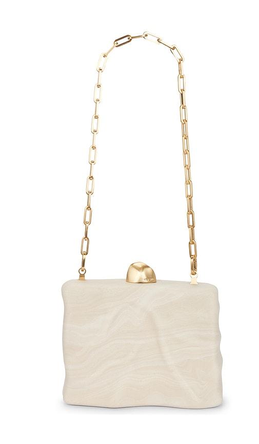 Cult Gaia Flyn Clutch in Cream by CULT GAIA