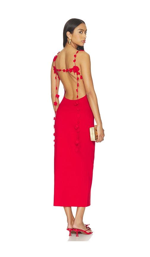 Cult Gaia Giuliana Dress in Red by CULT GAIA