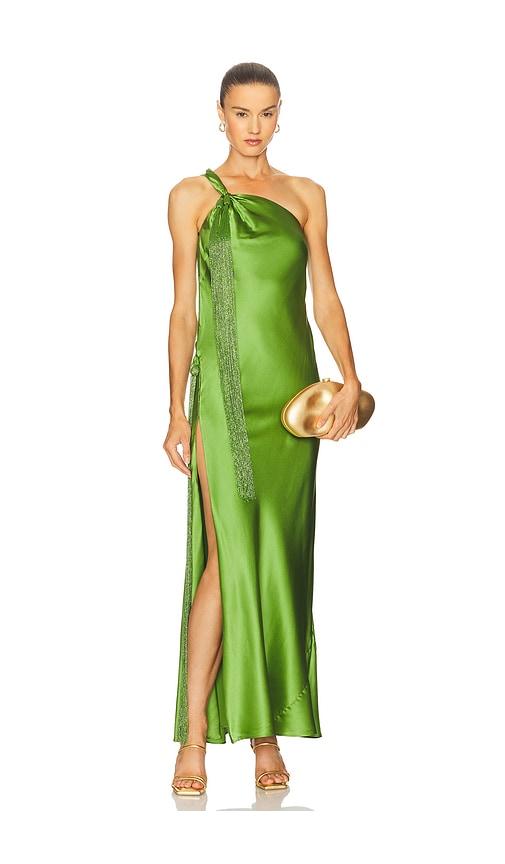 Cult Gaia Keya Gown in Green by CULT GAIA
