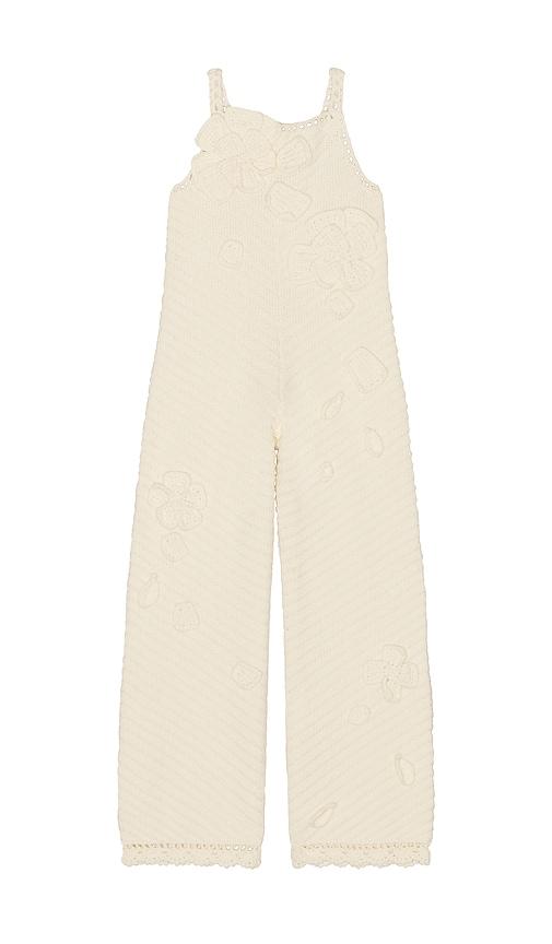 Cult Gaia Kids Chrysanthemum Pant in Ivory by CULT GAIA
