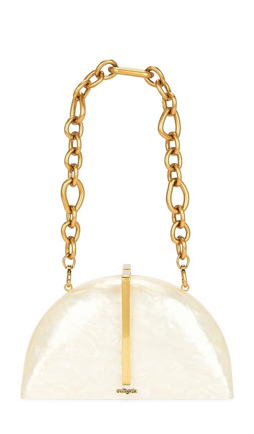 Cult Gaia Laguna Clutch in Ivory by CULT GAIA