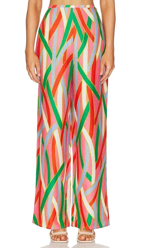 Cult Gaia Lane Pant in Pink by CULT GAIA