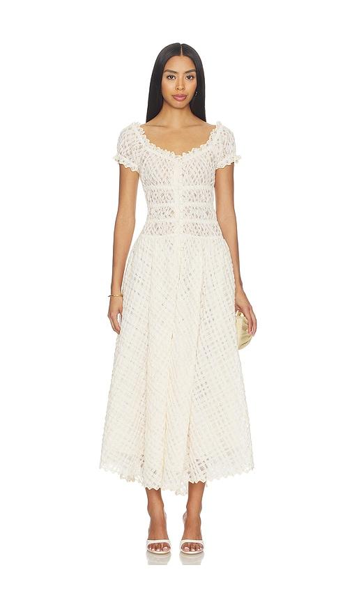 Cult Gaia Leyo Dress in Cream by CULT GAIA