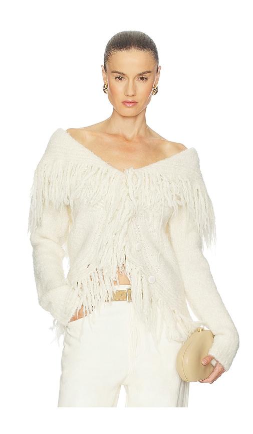 Cult Gaia Michelle Cardigan in Cream by CULT GAIA