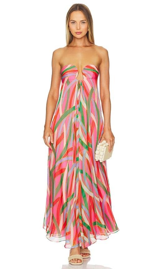 Cult Gaia Misa Gown in Pink by CULT GAIA