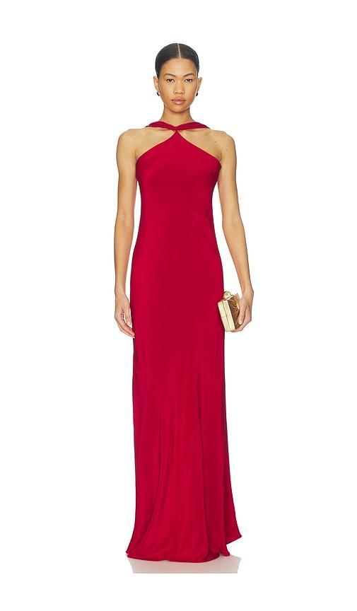 Cult Gaia Pheobe Dress in Red by CULT GAIA