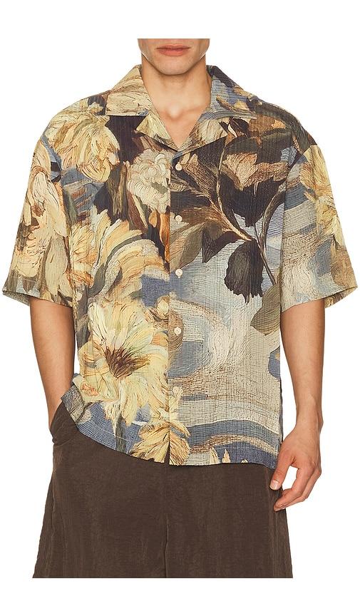 Cult Gaia Ros Shirt in Neutral by CULT GAIA