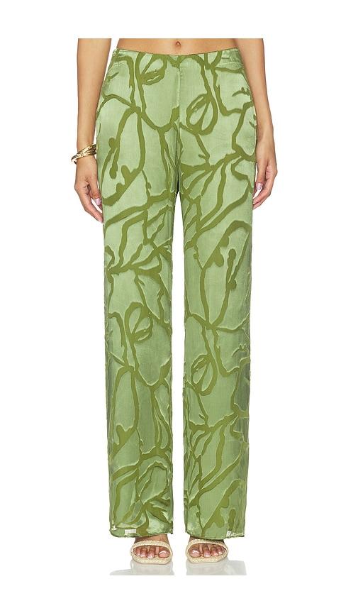 Cult Gaia Sara Pant in Green by CULT GAIA