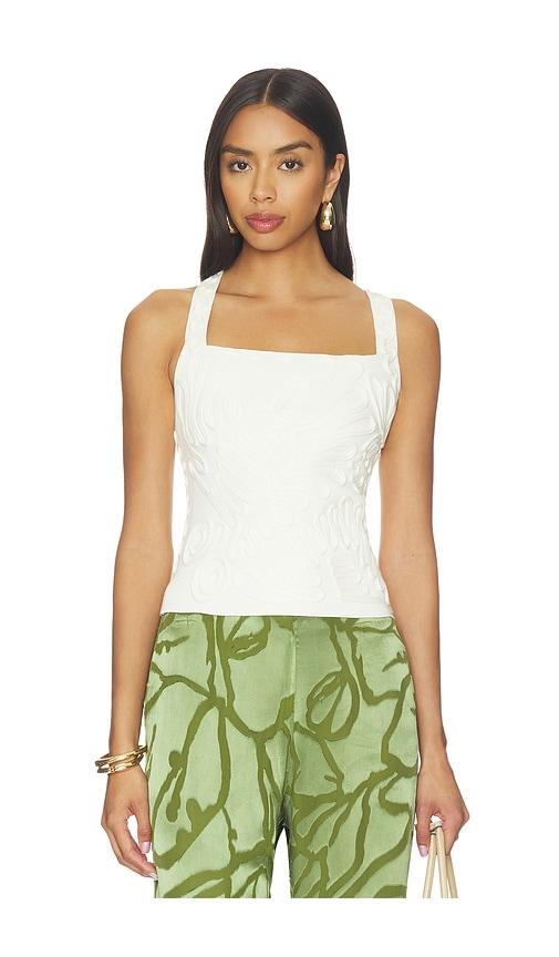 Cult Gaia Stella Top in White by CULT GAIA