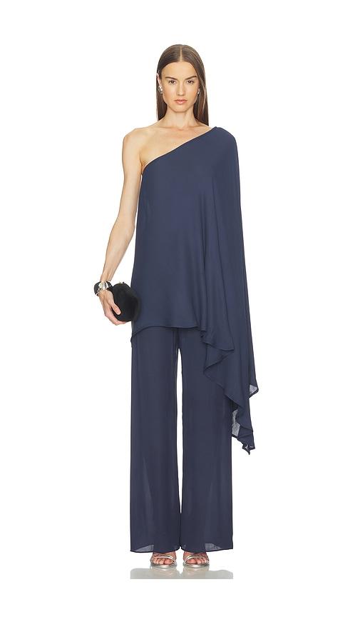 Cult Gaia Tajisha Top in Navy by CULT GAIA