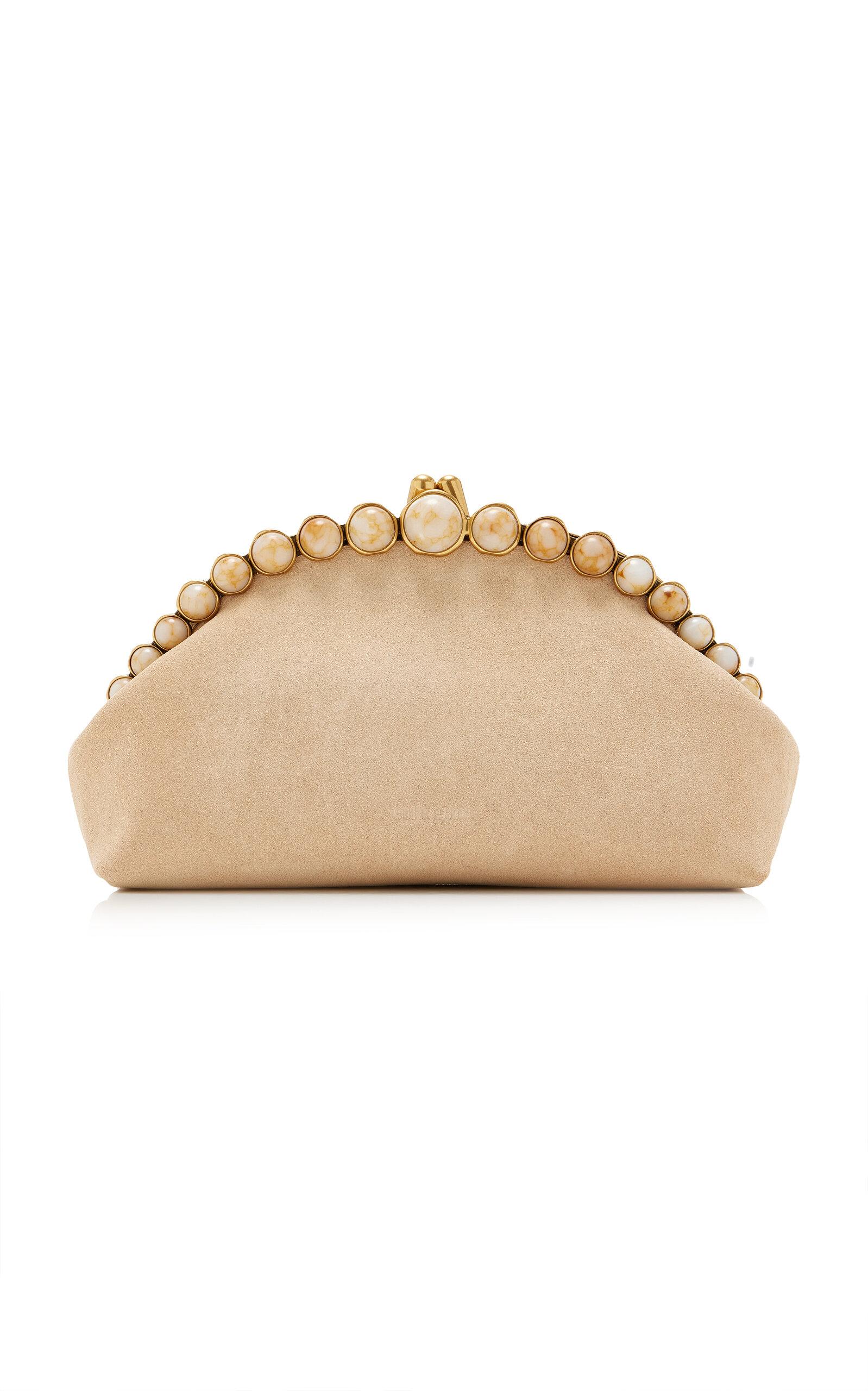 Cult Gaia Una Suede Clutch - Moda Operandi by CULT GAIA