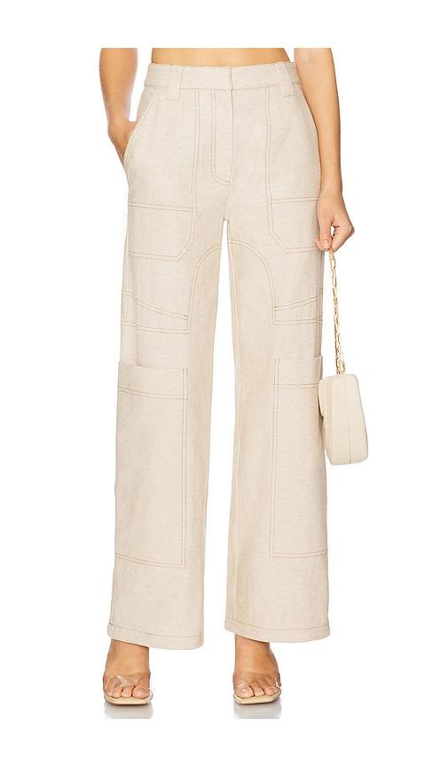 Cult Gaia Wynn Pant in Neutral by CULT GAIA