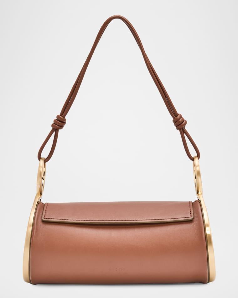 Dahlia Cylindrical Leather Shoulder Bag by CULT GAIA