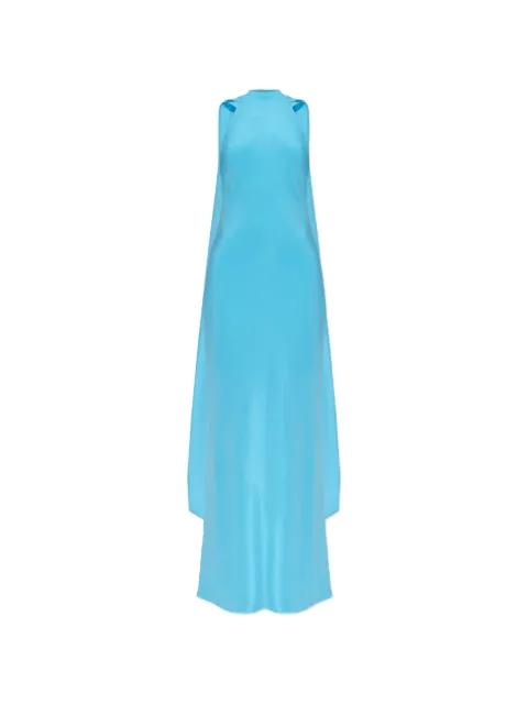 Doe halterneck draped-panel dress by CULT GAIA