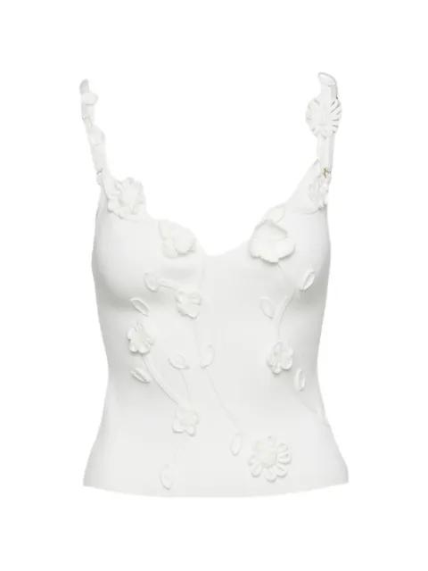 Emiliana floral-appliqué top by CULT GAIA