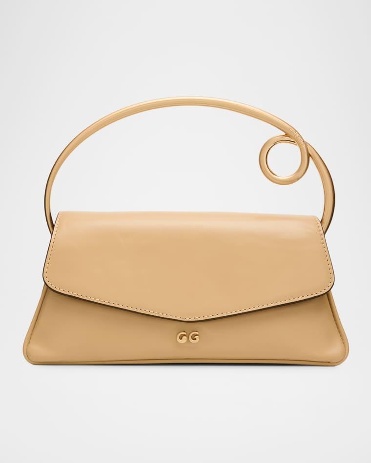 Emily Leather Sculptural Top-Handle Bag by CULT GAIA