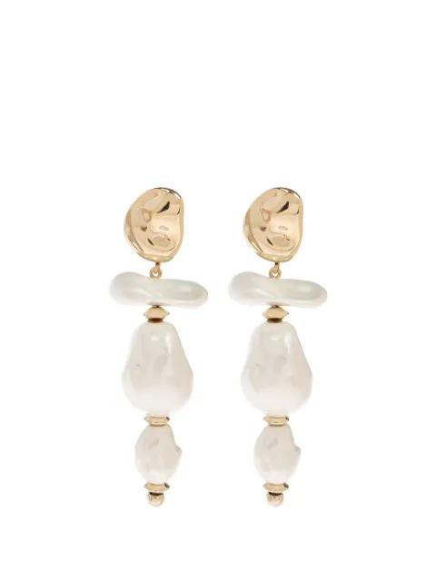 Fabbie faux-pearl earrings by CULT GAIA
