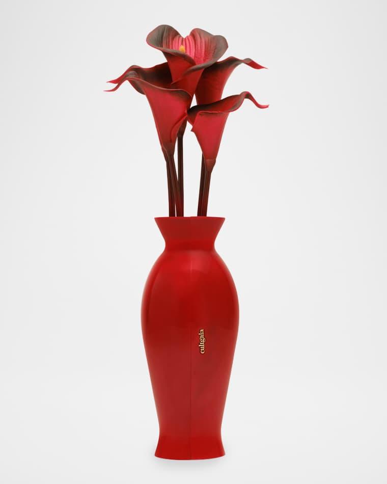 Florence Acrylic Calla Lily Vase Clutch Bag by CULT GAIA