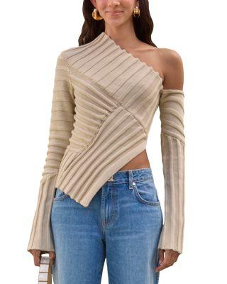 Jaidan Asymmetric Knit Top by CULT GAIA