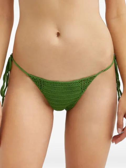 Liliana side-tie crochet bikini bottoms by CULT GAIA