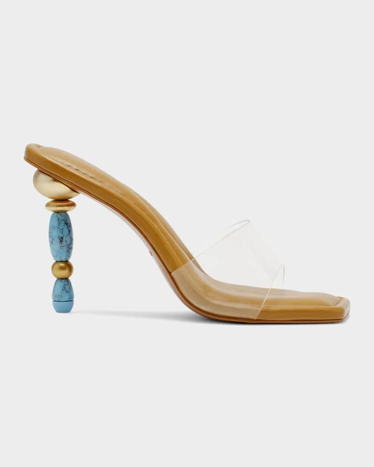 Mahina Beaded Mule Sandals by CULT GAIA