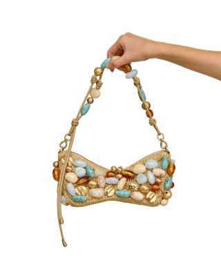 Mercier Beaded Convertible Shoulder Bag by CULT GAIA