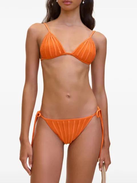 Mina boned triangle bikini top by CULT GAIA